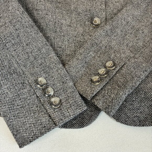 Tahari ASL Blazer Women’s 6 Gray Wool Blend Lined Arthur S. Levine Business Line - Picture 8 of 10